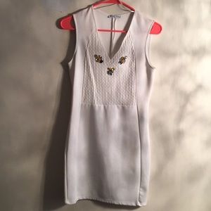 Zara White summer dress- worn once!